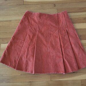 Cynthia Steffe size 12 cut velvet lined skirt